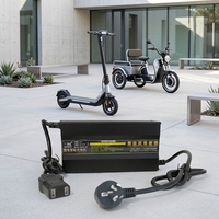 Chargeur rapide haute vitesse 60V 15A |   Chargeur de batterie LiFePO4 67,2 V Sortie 16S pour vélo électrique/tricycle/vélo/trottinette Certifié CE