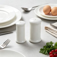 Pot à bougie en verre de porcelaine blanche, salière, distributeur d'épices, micro-ondable, durable, écologique, résistant à la chaleur, parfumé, 4 oz, pour la maison