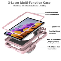 Étui de protection personnalisé en PC rigide et silicone résistant aux chocs, rose Sakura, pour tablette Xiaomi Pad6 6 Pro 11 pouces