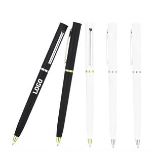 Custom <b>Simple</b> Ballpoint Pen for Office Hotel 1.0mm Writing Width Plastic Novelty Body Printable Logo for Front <b>Desk</b> Signatures - Product Image 2