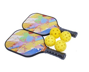 OEM Custom <b>Pickleball</b> Paddle Set for Adults 14mm/16mm Fiberglass Best Quality <b>Equipment</b> - Product Image 3