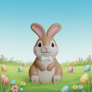 PP Rabbit Sculpture Bunny Statue Rabbit <b>Ornament</b> <b>Easter</b> Plastic Rabbit Toys Decorations - Product Image 4