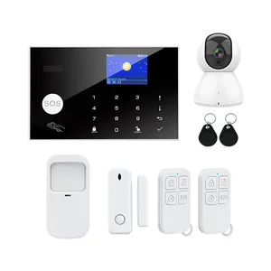 burglar GSM 4g lte alarm system Home Security Wireless GSM wifi PIR detector alarm