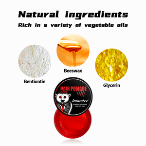 Private Label Organico <span class=keywords><strong>Naturale</strong></span> Warer a base di Facile Lavaggio Forte Attesa Per Lo Styling Dei <span class=keywords><strong>Capelli</strong></span> Prodotto Per I <span class=keywords><strong>Capelli</strong></span> Pomata <span class=keywords><strong>Cera</strong></span> - Product Image 2