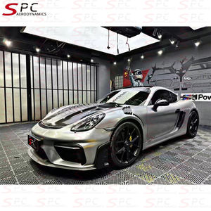 Kit carrosserie aérodynamique SPC GT4RS pour <span class=keywords><strong>Porsche</strong></span> Cayman 981 Facelift, kit carrosserie pour <span class=keywords><strong>Porsche</strong></span> <span class=keywords><strong>718</strong></span> 2013-2015, kit carrosserie ancien vers nouveau - Product Image 2