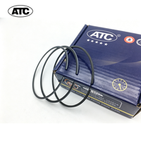 Segment de piston ATC 1TR pour moteur Toyota 4 cylindres. Diamètre du cylindre : 86 mm, joint d'étanchéité 13011-75100 35960