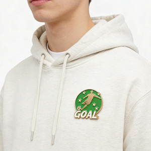 Hot Selling Factory Wholesale Eco-friendly <b>Silver</b>-Plated Enamel 2026 World Football Championship Customizable Metal Pin Custom - Product Image 4