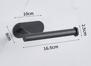 Porte-papier toilette moderne en acier inoxydable, écologique, sans perçage, pour hôtel et usage domestique - Product Image 5