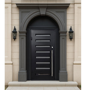 Puerta <span class=keywords><strong>Exterior</strong></span> Abatible de Acero Blindado con Diseño de Seguridad, Aislamiento Térmico y Personalización para Casas y Villas - Product Image 5
