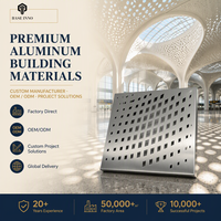 Panneaux de façade ventilée en aluminium perforé résistant à l'usure pour murs de rideaux d'hôpitaux, sur mesure OEM, 2026 Inno