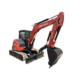 Mini-excavatrice d'occasion Kubota KX163-5, poids opérationnel de 5,6 tonnes, avec godet de terrassement de 0,19 m³, en bon état - Product Image 1