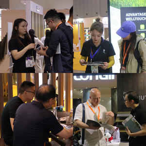 Suelo de WPC resistente a la humedad de bajo mantenimiento Cubierta compuesta antideslizante en relieve 3D <span class=keywords><strong>para</strong></span> piscina Jardín Exterior - Product Image 5