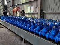 Vanne à opercule à tige non montante DIN3352 F4 DN200 PN16 en fonte ductile pour système de distribution d'eau