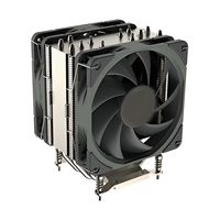 FEZCOOL 1700-R26 Dissipateur thermique pour processeur de serveur avec double ventilateur PWM et caloduc en aluminium pour le refroidissement de processeur de centre de données