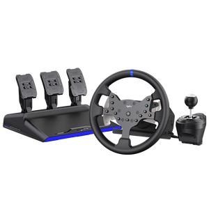 <span class=keywords><strong>Volant</strong></span> de Course PXN Gaming - V99 3.2nm Retour de Force, Roue de Course 270/900, avec Pédale à Induction <span class=keywords><strong>Magnétique</strong></span> Hall - Product Image 1