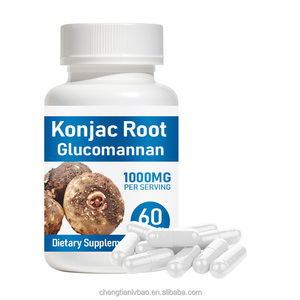 Capsules <span class=keywords><strong>de</strong></span> Konjac en gros pour usine GMP, marque privée, enzymes digestives, OEM ODM, fibres, gestion du poids, capsules vitalité - Product Image 1