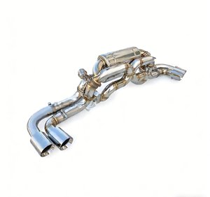 Pour Ferrari F360 Modena Spider Challenge Stradale <span class=keywords><strong>V8</strong></span> 3.6L 1999-2006, échappement en acier inoxydable Axleback de qualité stable avec soupape - Product Image 4