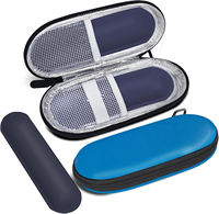 Étui de voyage isotherme portable en polyester pour médicaments diabétiques, sac isotherme pour insuline, 2 blocs réfrigérants réutilisables, organiseur pour insuline
