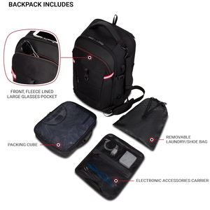 Mochilas Antirrobo para Negocios, <span class=keywords><strong>con</strong></span> Logotipo Personalizado, Expandibles, para Viajes, Trabajo, <span class=keywords><strong>con</strong></span> Puerto de Carga USB - Product Image 6