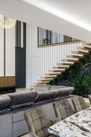 Conçu en usine personnalisé bois bande de roulement droite cantilever escaliers intérieur maison chêne suspendu escalier flottant escaliers