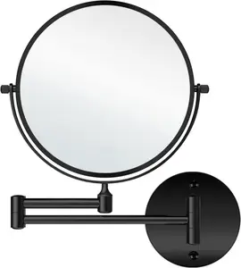 9 Zoll schwarze Farbe Wand vergrößerung spiegel
