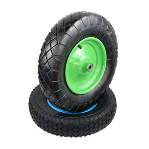Pneus en caoutchouc de qualité supérieure à motif carré <span class=keywords><strong>400</strong></span> 4.80/4.00-<span class=keywords><strong>8</strong></span> Roues de <span class=keywords><strong>brouette</strong></span> pour <span class=keywords><strong>brouette</strong></span> à sac - Product Image 4