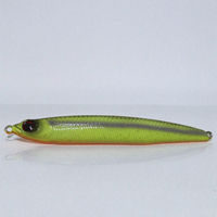 SWORDFISH Leurre Artificiel Rigide Imprimé avec Paillettes Métalliques, Type Cuillère/Crayon, à Coulée Rapide au Fond, Nage Vibrante pour Bar et Pêche en Mer