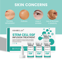 Kit de Démarrage Booster Ampoules Sérum Aqua EGF Peptide ADN de Saumon Cellules Souches EGF DERMA WHITE Marque Privée