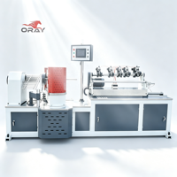 Mesin Pembuat Inti Kertas Spiral Kecepatan Tinggi HT-2150C CNC Servo Multi Knife 3~16 Lapis Sistem Pemotongan Online Delta PLC Layar Sentuh