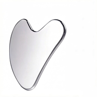 Masseur Gua Sha Ergonomique en Acier Inoxydable pour le Soin du Visage et Tous les Points du Corps - Vente en Gros