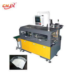 Máquina Automática para Empacar Cuadernos, Máquina Empacadora de Bolsas de Plástico con Película OPP, Dispensador de Tarjetas de Felicitación de Papel y Máquina Embolsadora - Product Image 3