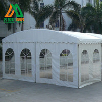 Couverture de court de tennis intérieur/extérieur de 500 à 1000 m², structure en aluminium double robuste, toit en PVC, tente d'événement incurvée en arc, imperméable, tout inclus