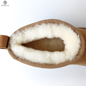 Bottes d'hiver et de printemps pour femmes, doublées de peau de <span class=keywords><strong>mouton</strong></span> et de laine mérinos australienne véritable, confortables, antidérapantes, respirantes - Product Image 2