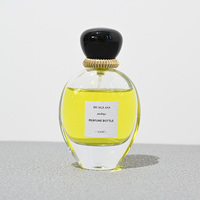 Flacon de parfum de luxe 30ml 50ml 75ml 100ml en verre transparent vide avec pulvérisateur et autocollants personnalisés – Ensemble complet d'emballage cosmétique
