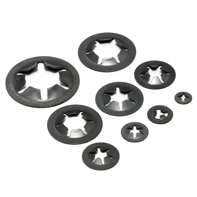 340 unidades conjunto de clipe de fixação push-in para arruelas Star Lock com fixação fácil e fácil de instalar e segura