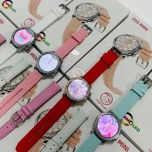 2024 New Lady Smart Watch Z95 Mini AMOLED OEM ODM Privat individuelles Logo Reloj Damen Damen Gesundheit IP68 Z95Mini runde Smartwatch