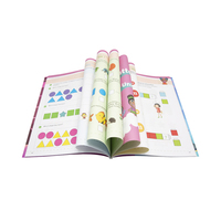 Impression de livres brochés personnalisés de haute qualité, manuels scolaires pour enfants, vente en gros de cahiers d'exercices pour enfants