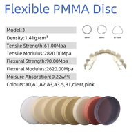 LEONGY con Color de Estética Natural y Soluciones Cómodas para Prótesis Dentales, Disco de Resina Flexible CAD CAM Dental
