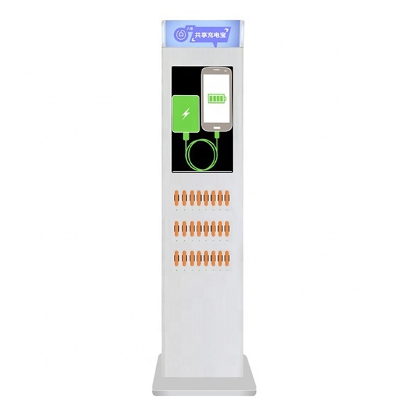 Customized  Software Charging Dock Vending Kiosk Power Bank Charging Station