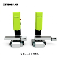 Machine de fraisage CNC verticale NUMOBAMS M2 Pro, robuste, avec moteur servo 1KW et commande post-CNC pour le fraisage des métaux et des composants de moteur