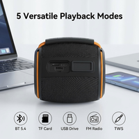 Meilleur choix léger pour les fans de sport, étanche IPX4, son large bande 8W, batterie rechargeable, micro intégré, LED RGB