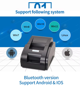 Impresora de Recibos Portátil Xprinter 58IIH, Impresora Térmica de 58 mm, Máquina <span class=keywords><strong>USB</strong></span>, Impresora de Tickets y Facturas para Android e IOS, Negra, en Existencia - Product Image 5