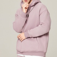 Hoodie Unisex Streetwear Fashion Kustom Katun Poliester 350GSM Tebal Hangat Warna Solid Kasual Grosir