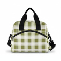 Sac isotherme réutilisable à imprimé hawaïen Palaka, imperméable, pour hommes et femmes, sac isotherme pour le déjeuner