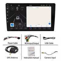 Lecteur multimédia Android pour voiture 10,1 pouces, autoradio avec système de vue panoramique 360°, écran tactile, GPS, DSP, TPMS, émetteur FM