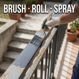 Weatherproof Anti Rust Waterproof Protective <b>Coating</b> Durable Anti Corrosion <b>Paint</b> For Outdoor Garden Metal Fence Railing Gate - Product Image 4