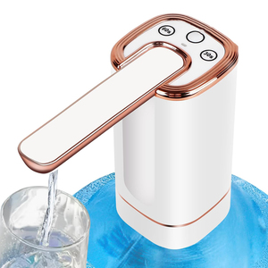 Bouteille d'eau à double pompe de 5 gallons, pompe à eau électrique rechargeable, distributeur d'eau portable automatique, charge USB - Product Image 1