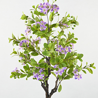 Plante artificielle haut de gamme en pot, type Myrte Roseux, pour décoration intérieure, cadeau de mariage, de pendaison de crémaillère, pour hôtel, maison, salon