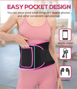 Ceinture <span class=keywords><strong>de</strong></span> compression abdominale et dorsale <span class=keywords><strong>de</strong></span> haute qualité pour la sudation et l'amincissement, idéale pour l'exercice en salle <span class=keywords><strong>de</strong></span> sport - Product Image 3