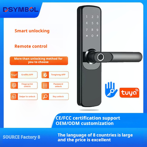 2024 Nieuwe Dsymbol Ttlock Smart Digitaal Vingerafdrukslot Wachtwoordkaart Tuya Draadloze Elektronische Pen Smart <span class=keywords><strong>Lock</strong></span> - Product Image 2